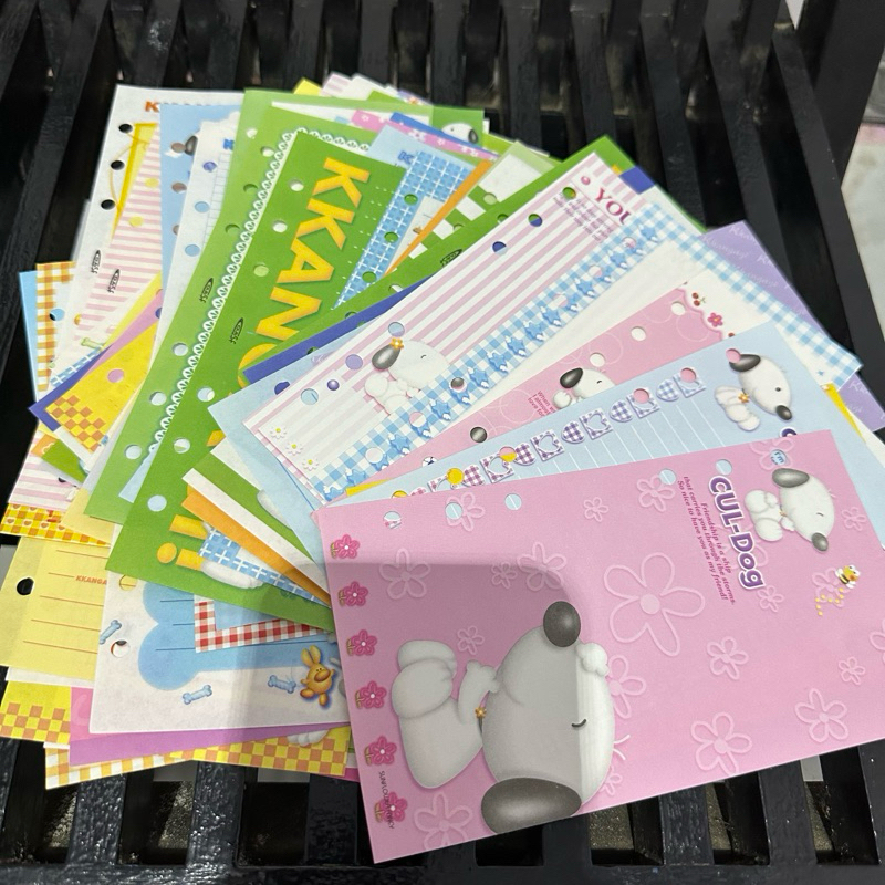 

70 lembar kertas binder orgi korea asli sesuai foto