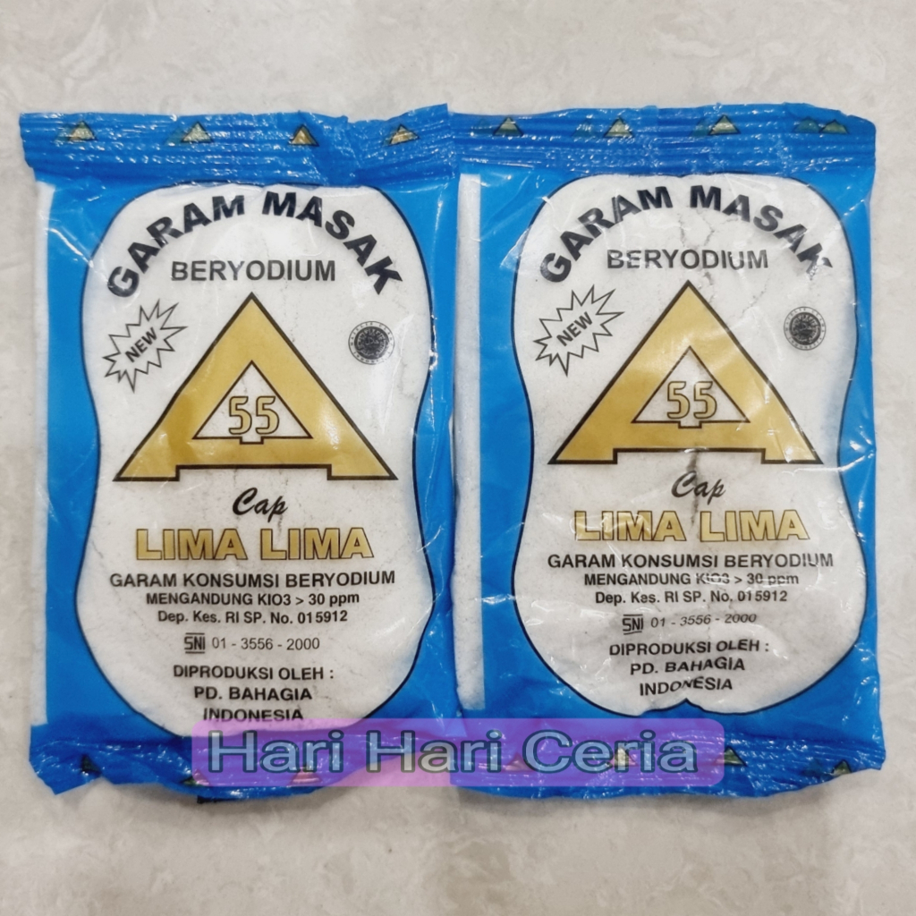 

2 Bungkus Garam Dapur Halus Beryodium Cap Mutiara Laut