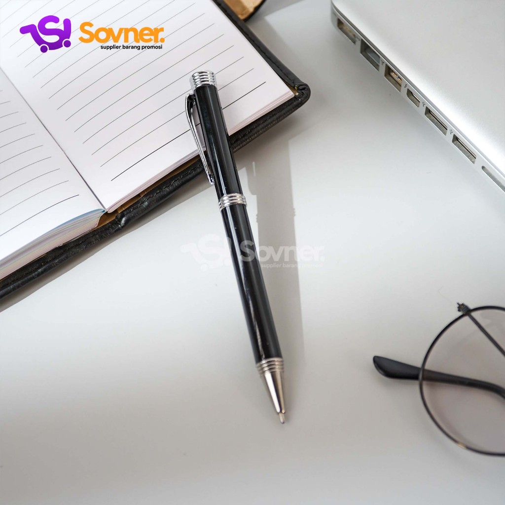 

Ballpoint Stainless - Pulpen Custom Grafir - Souvenir Acara Kantor Seminar Premium BPS003