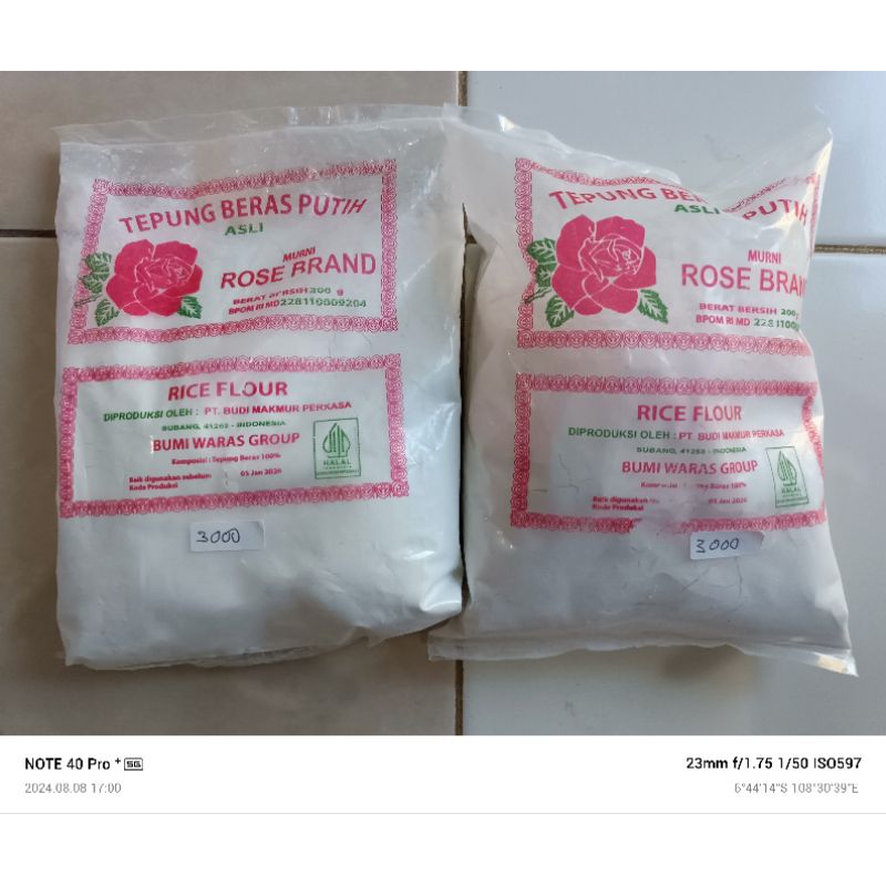 

Tepung beras rosebrand