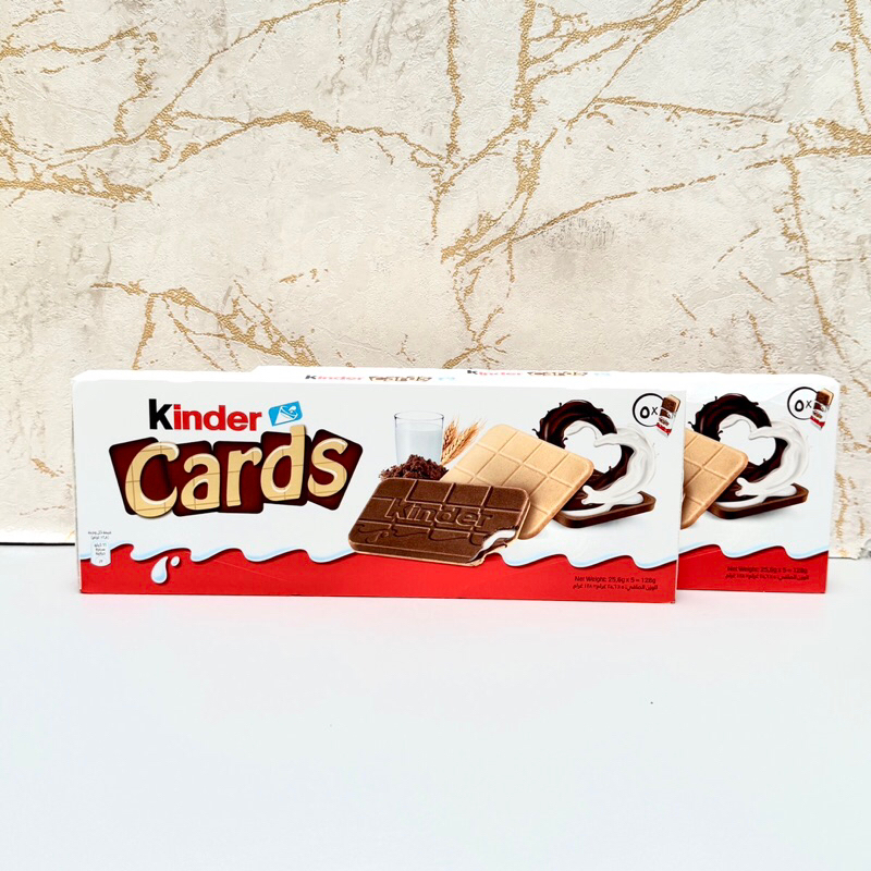 

Kinder Cards Cokelat Biscuit Isi 5Pack