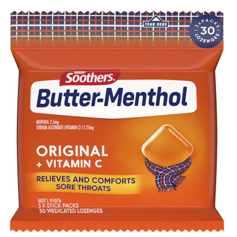 

Nestle Soothers Throat Lozenges 30 Pack