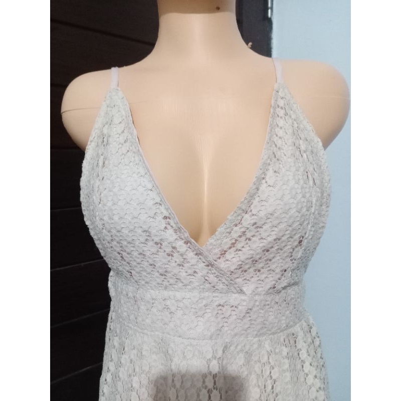 Dress sexy peach colour size S/M kode A21