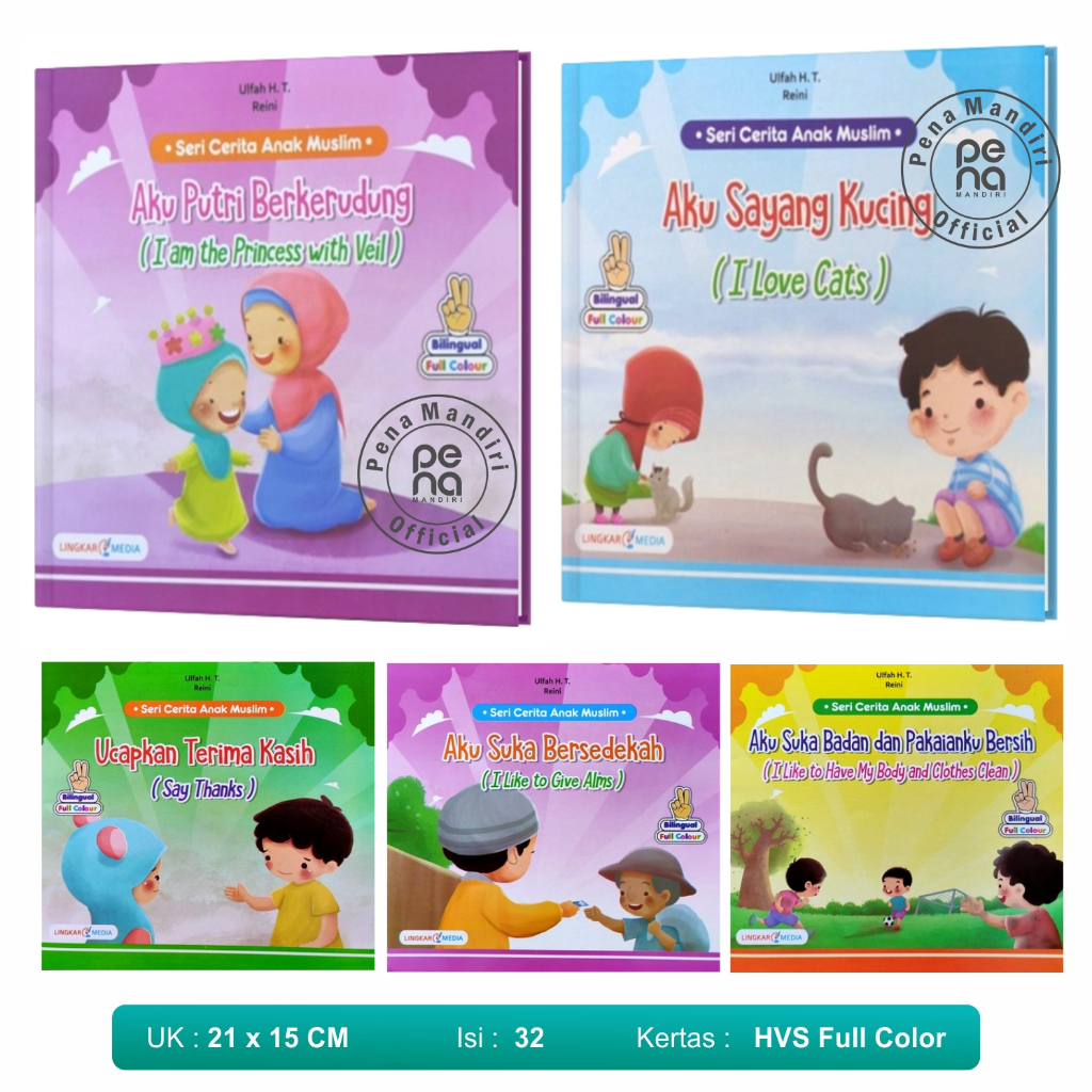 COD Termurah Paket Buku Komik Edukasi Cerita Dongeng Kisah Anak Bayi Balita Islami Muslimah Berwarna