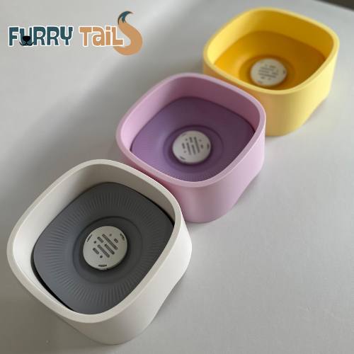 [FURRYTAILS] - Pet Bowl Anti Tumpah dengan Filter by KIMPETS - Tempat Minum Anjing Anti Basah - Mang
