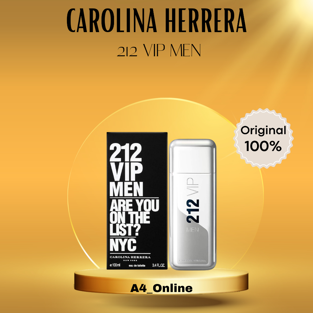 ch 212 vip men edt 100ml original