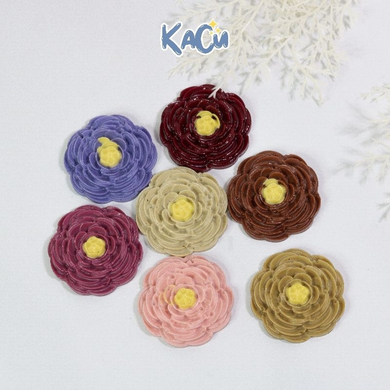 Bunga Resin Mawar Lebar