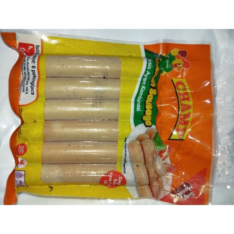 

SOSIS AYAM MEREK CHAM ISI 6PCS