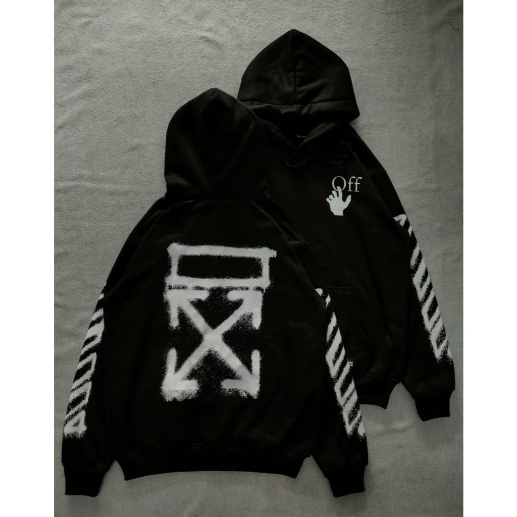 Jaket Hoodie Off White Miror PRIA WANITA