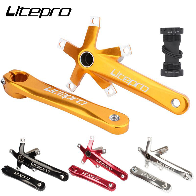 Crank Arm Litepro Hollowtech 2 Sepeda Roadbike Seli Include BB Original