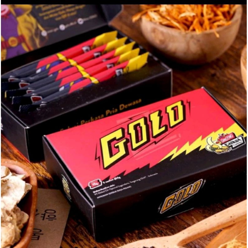 GOLO GINSENG 1BOX ISI 5 SASET RASA BANANA ROYAL JELLY SUPLEMEN