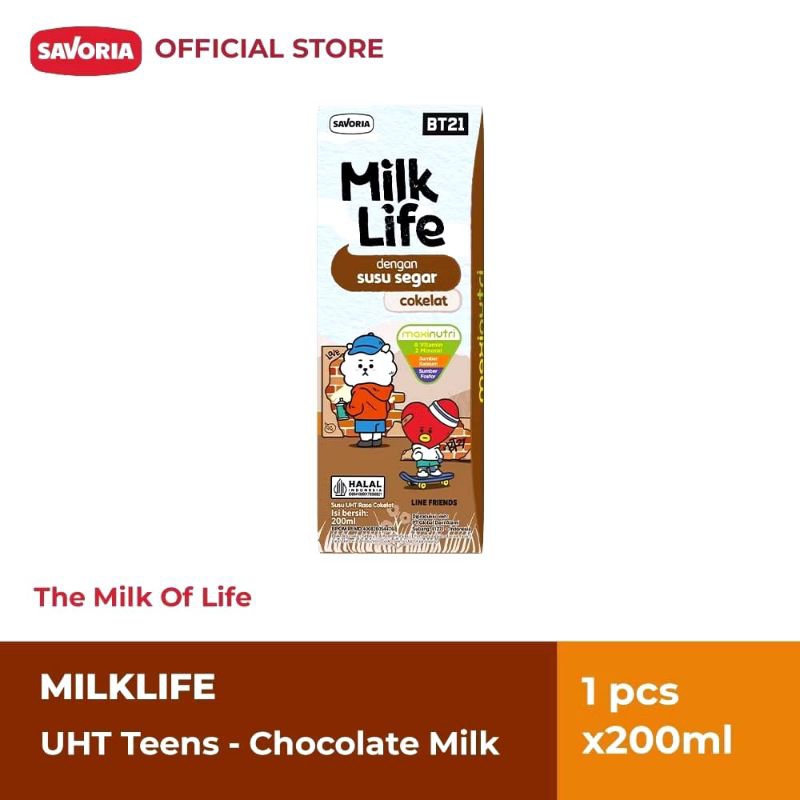 

Susu UHT Milk Life 200ml