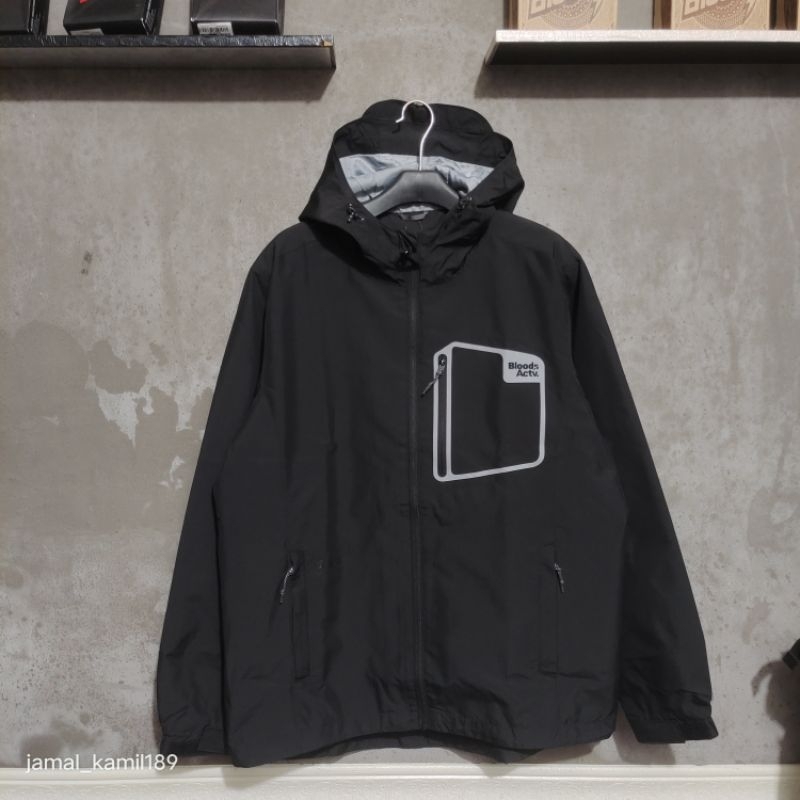 JACKET OUTDOOR BLOODS ACTV FOLOWIE BLACK ORIGINAL.