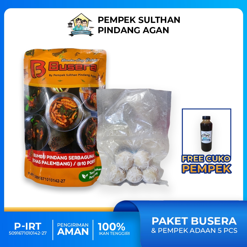 

PEMPEK SULTHAN - Paket Bumbu Pindang Serbaguna dan Pempek Adaan Frozen