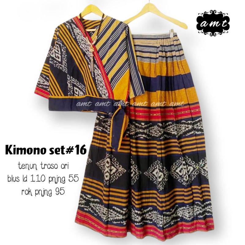 Batik Haruka Kimono Tenun Set