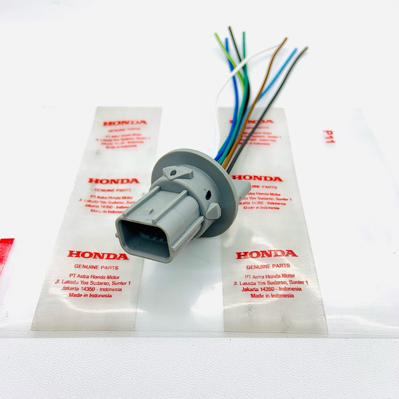 SOCKET KABEL HEADLAMP LAMPU DEPAN 8 PIN HONDA VARIO 125 150 160 ORIGINAL / SOKET KABEL MOTOR