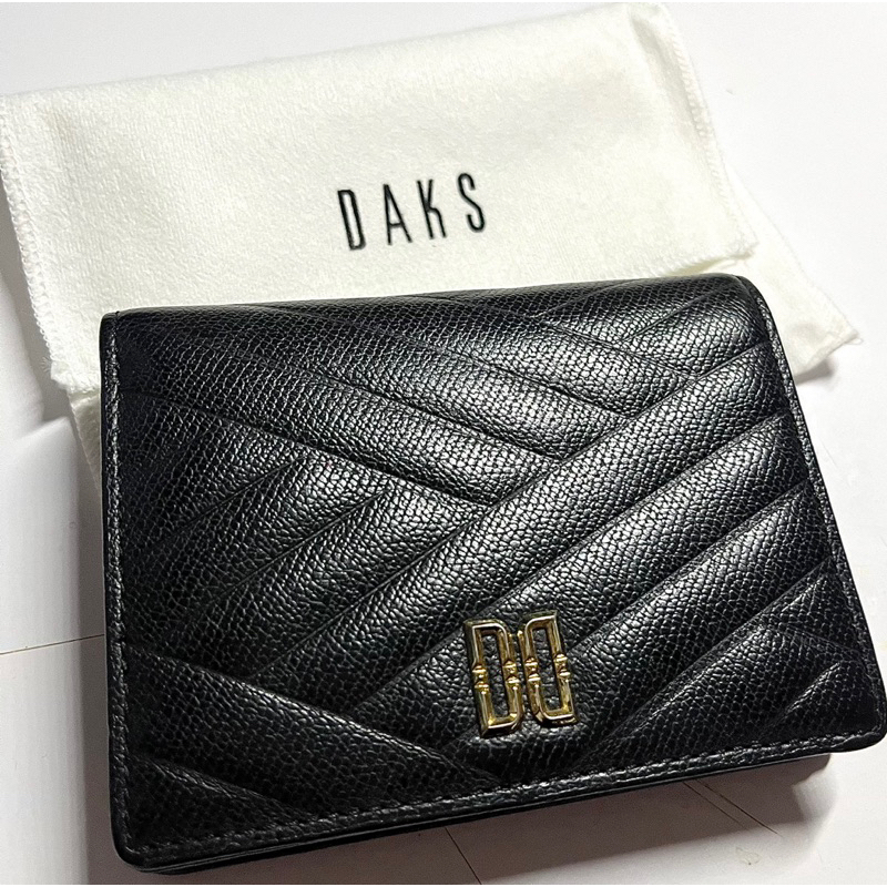 READY PRELOVED DAKS WALLET ORIGINAL MINI LIPAT KARTU KOREA WANITA