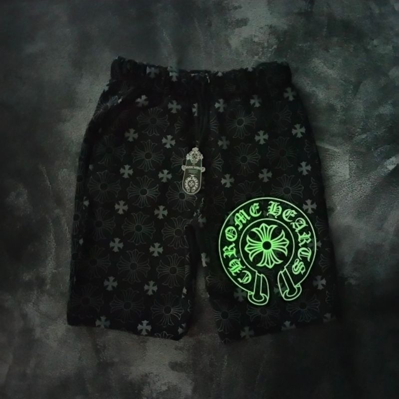 Celana Pendek Shorpant Chrome Hearts fullprint GID-Celana pendek Casual-Celana Distro-Celana Kolor