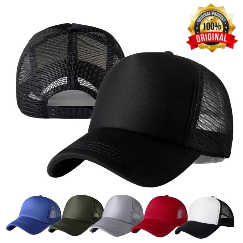 TOPI JARING POLOS // TOPI SNAPBACK POLOS // TOPI TRUCKER // TOPI CUSTOM // TOPI DISTRO ORIGINAL