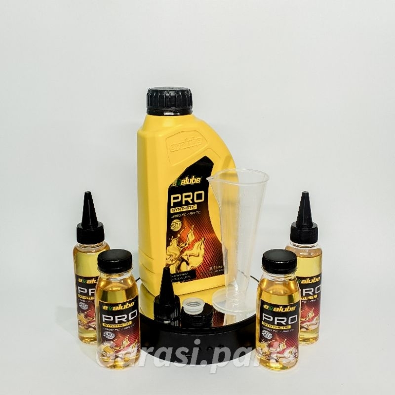 OLI SAMPING EVALUBE PRO 2T REPACK 100ML Oli samping Repack Kemasan 100ml Original