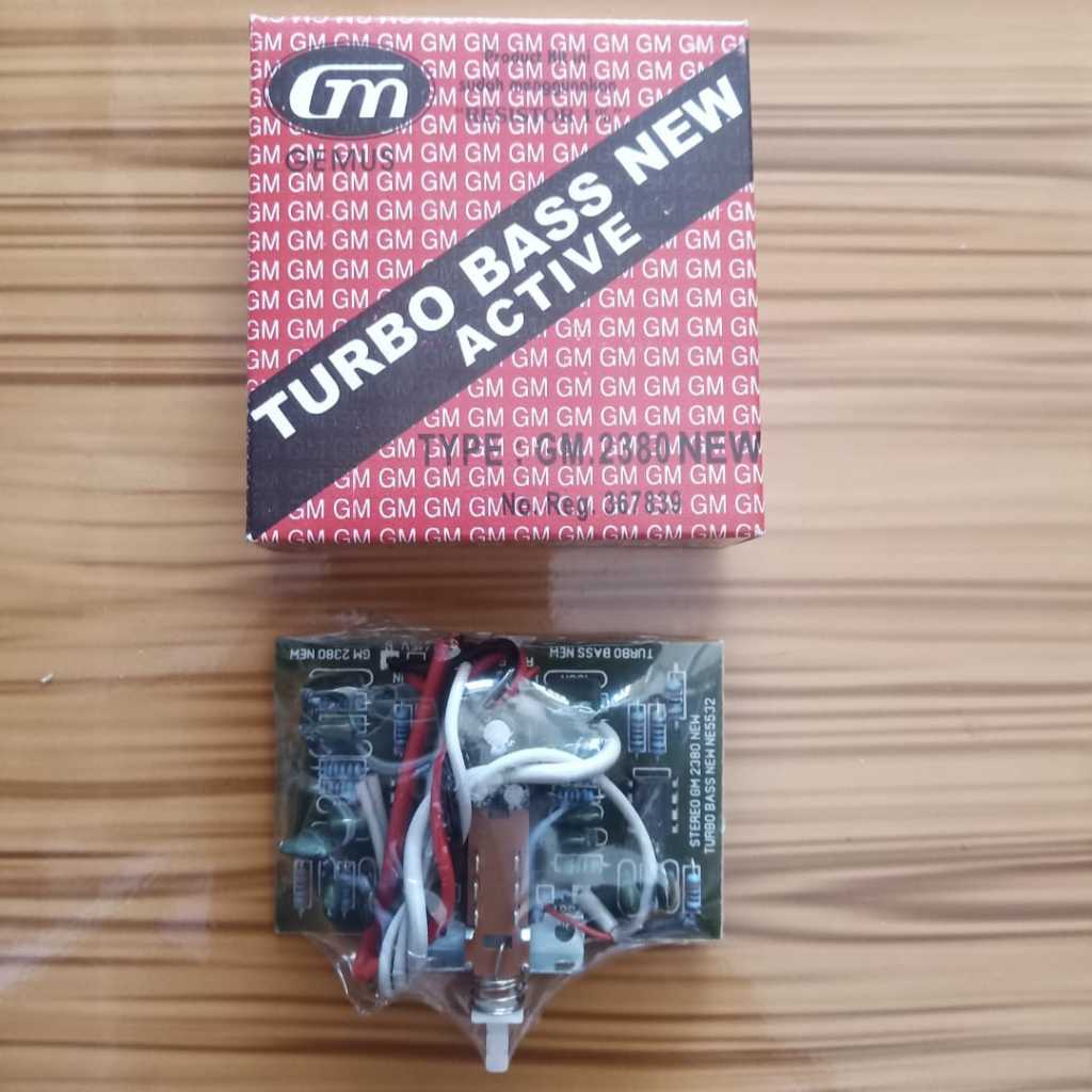 Kit turbo bass Active stereo GM 2380 NEW