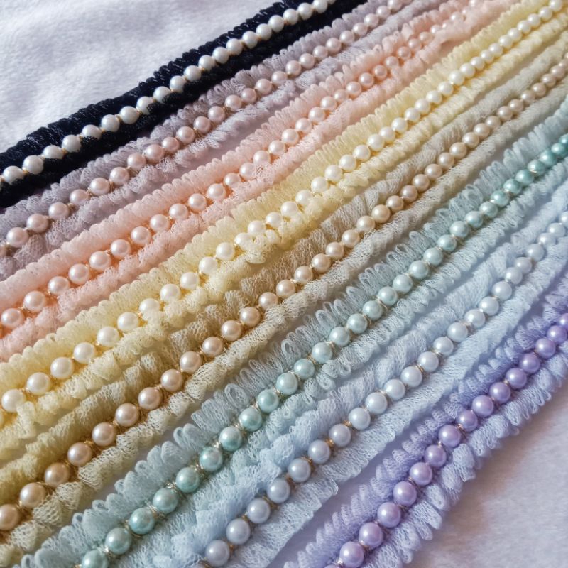 Renda mutiara Shabby, Payet baju, Payet kebaya