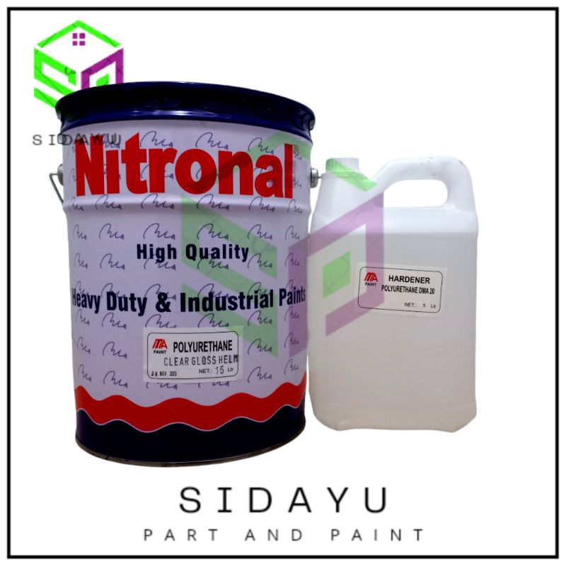 Cat Pernis Clear Gloss PU Helm Nitronal 20Liter