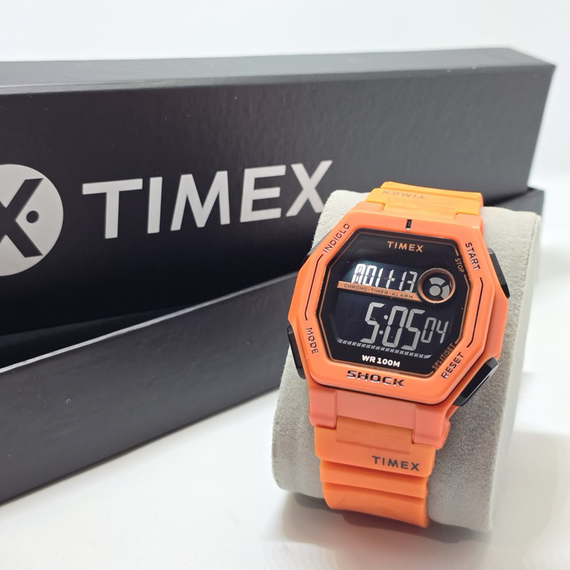 Jam Tangan Pria TIMEX SHOCK TW2V60000 Strap Rubber Digital Display
