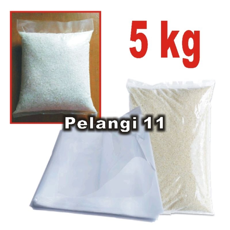 Plastik Beras 5 kg , Plastik Kemasan 5 kg