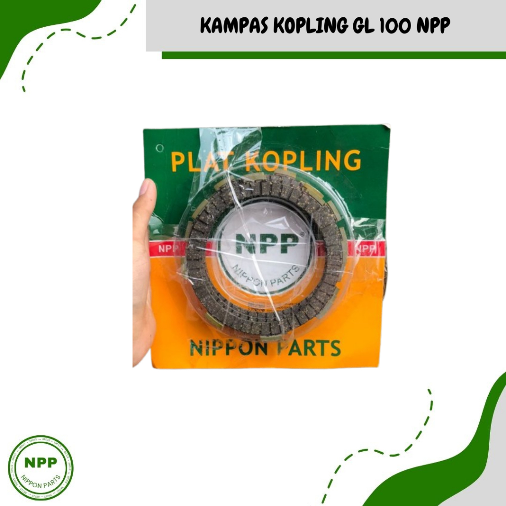 KAMPAS KOPLING PLAT KAMPAS GL 100 NPP || PLAT KAMPAS KOPLING GL 100 NPP