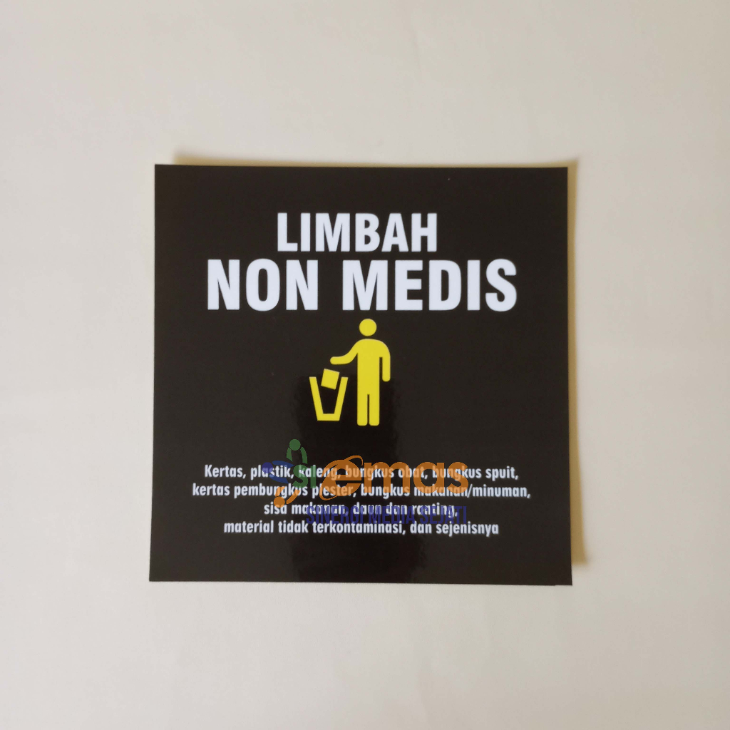 

Stiker Limbah Non Medis | Stiker Label Limbah Non Medis