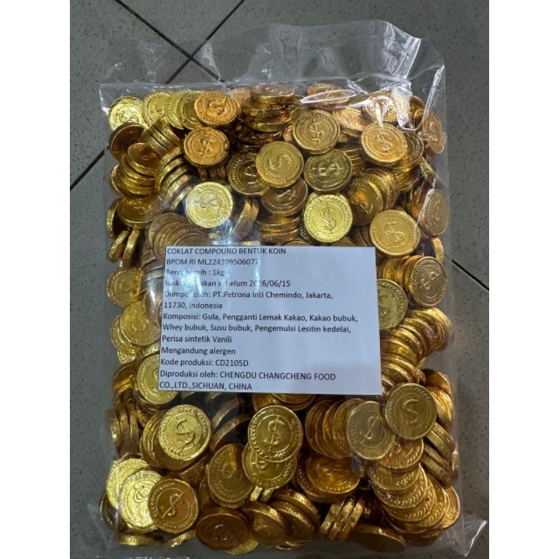 

coklat coin / koin emas / chocolate coin / chocolate / coklat hiasan