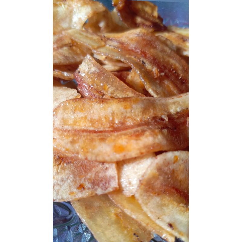

Keripik pisang karamel