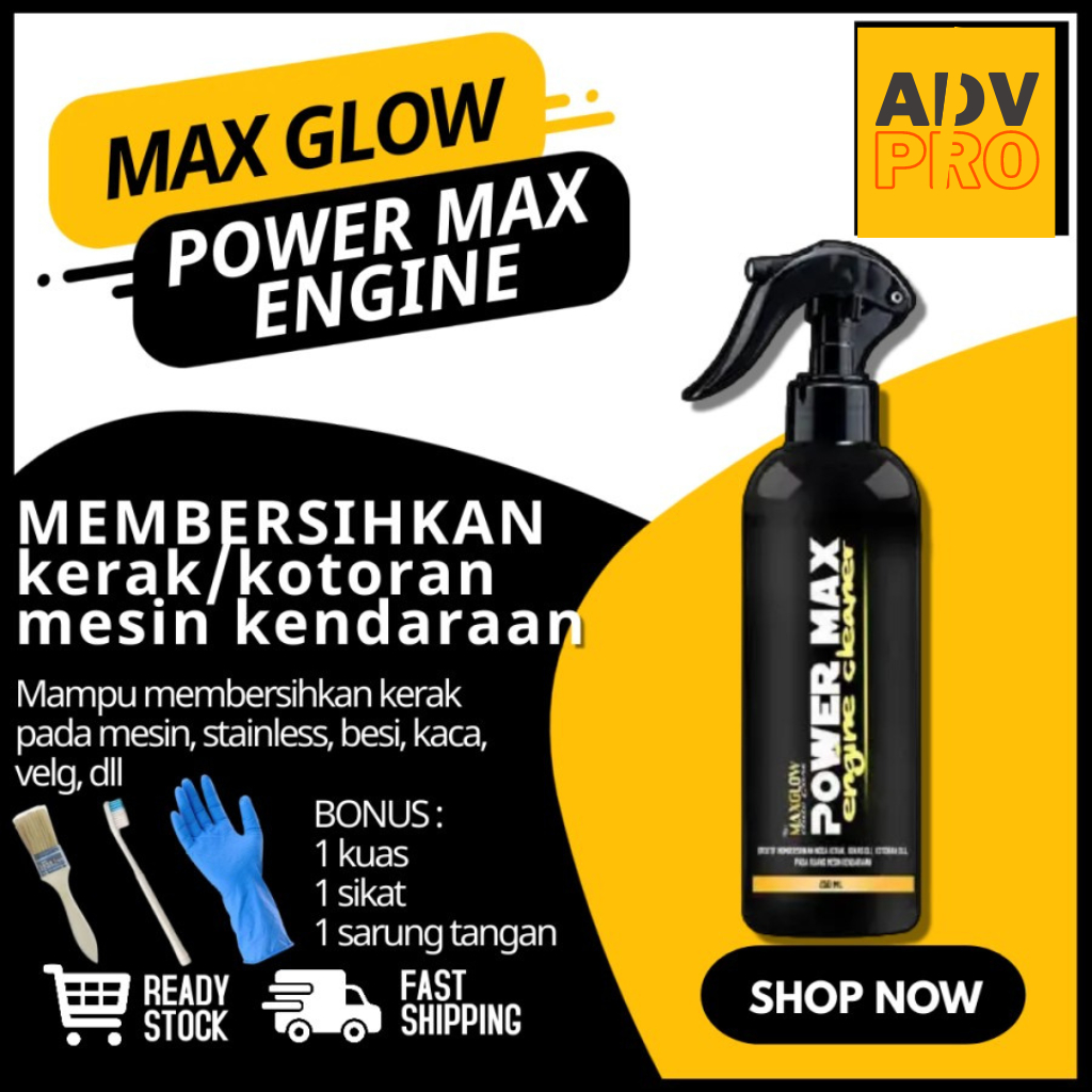 Pembersih Kotoran Kerak Bekas Oli Pada Mesin Motor Mobil Produk Original Jaminan Berkualitas ADV Pro