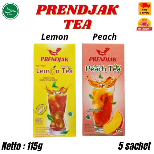 

Teh Tarik Prendjak 5 Stick Sashet - Lemon Tea & Peach Tea - Halal