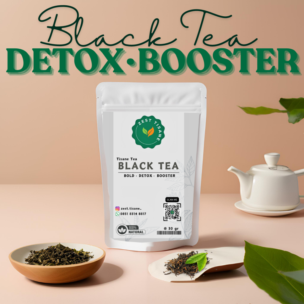

Zest Tisane - Premium Black Tea | Teh Hitam | Teh kesehatan jantung | Teh Detox | Teh gula darah & kolestrol | Teh Special Organic