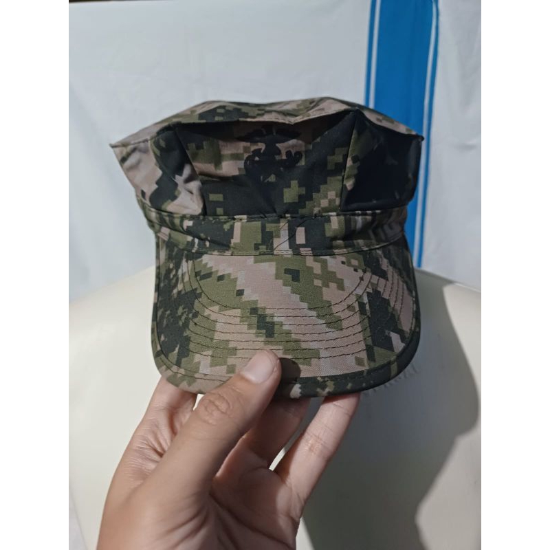 Okinawa Utility Working Cap Topi Army Loreng Digital Tiger Stripes Marines Korea (2)