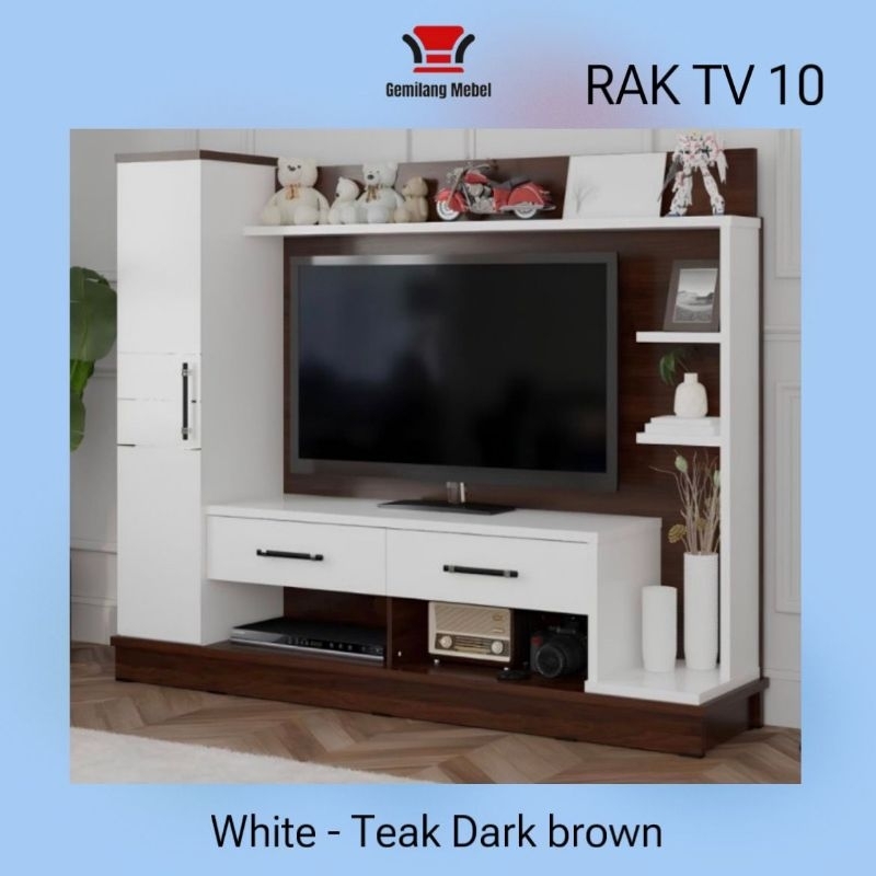 Rak TV 10 | Bufet TV | Lemari partisi | Rak serbaguna