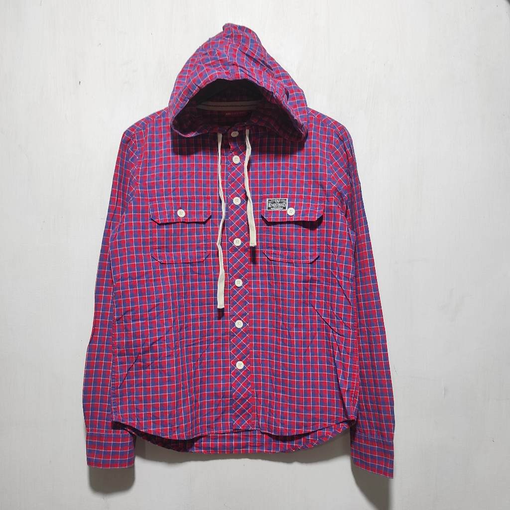 Kemeja Hoodie Ask Enquired  Size : M