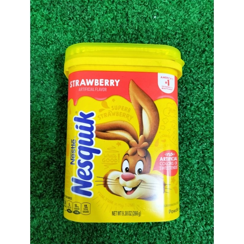 

Nestle Nesquick Milk Powder Strawberry Flavour Susu Bubuk Rasa Stroberi 266gr Impor USA