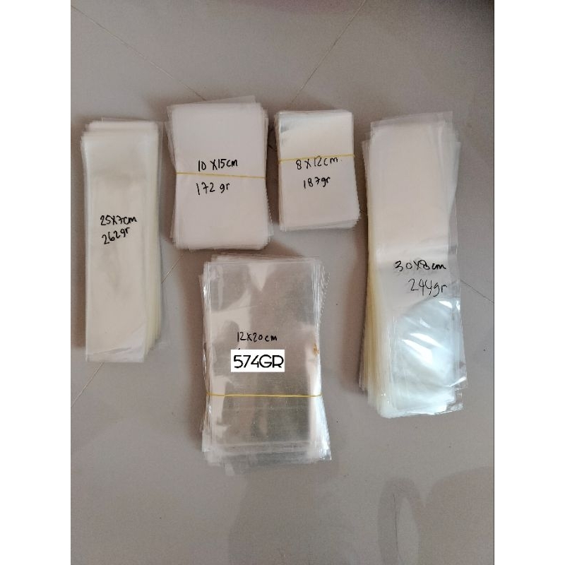 

Plastik opp 200 - 400gr kaca bening transparan aksesoris souvenir tanpa lem