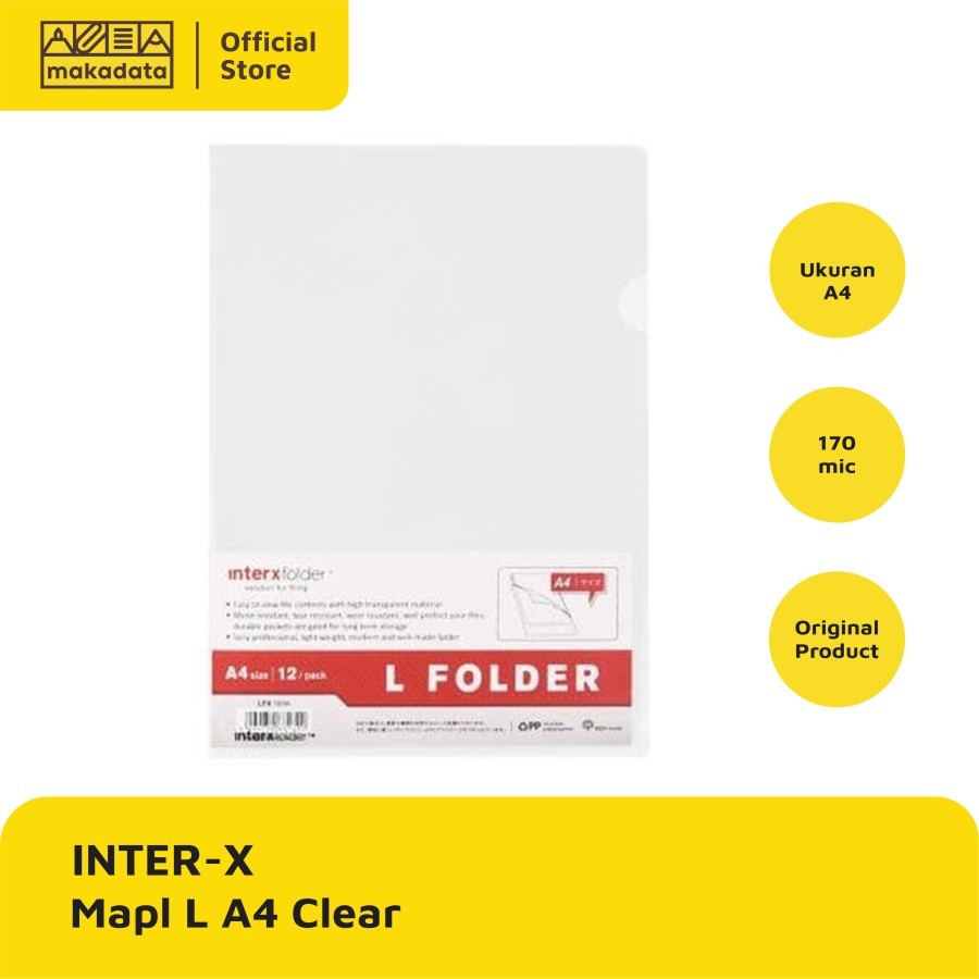 

MAP L INTER-X / L FOLDER A4 MURAH (1PAK) MURAH