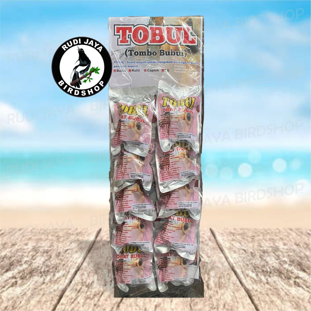 TOBUL OBAT BUBUL AYAM 1 RENTENG OBAT AYAM SAKIT MATA IKAN KAKI BUBUL  KAKI BENGKAK LUKA MEMAR