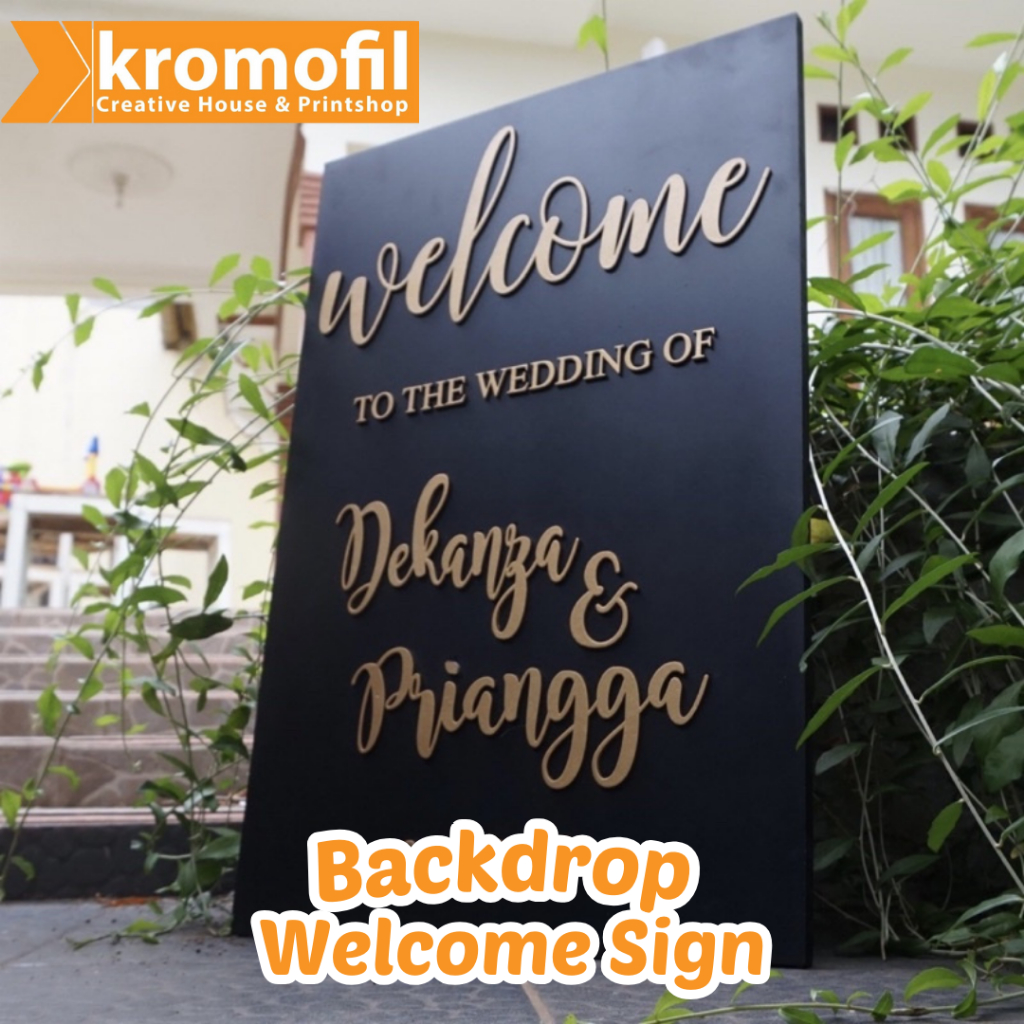 Wedding "welcome" sign - custom