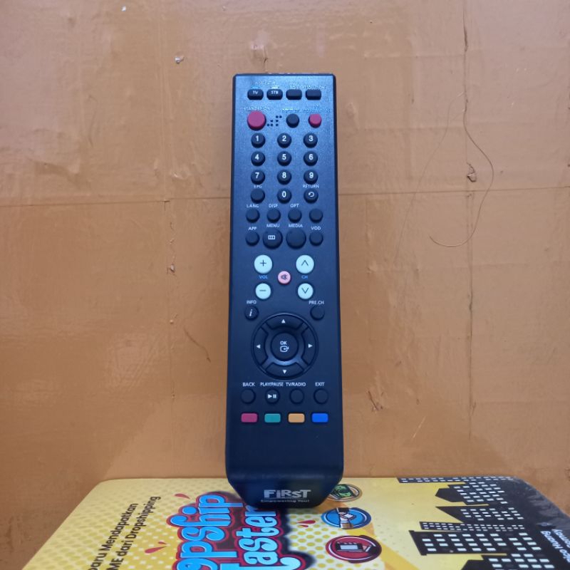 REMOTE ORIGINAL TV STB FIRST MEDIA