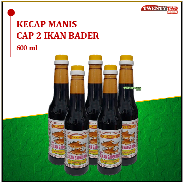 

Kecap Manis 2 Ikan Bader 600 ml