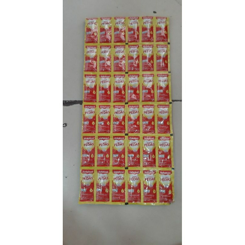

Indofood Sambal PEDES 8 gr (Promo) 1 pak isi 36 pcs