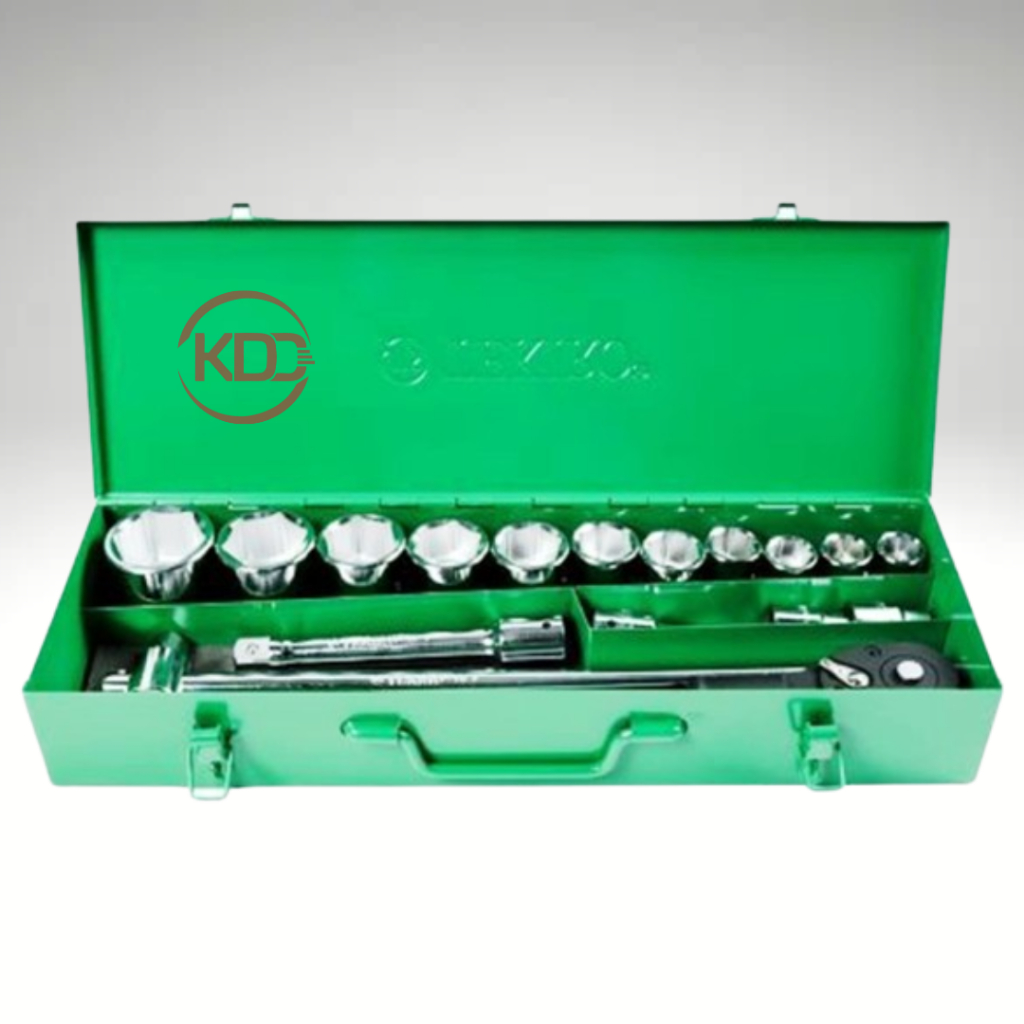 Tekiro Sock Set 18 Pcs Sq 3/4 Inch Ukuran 19 - 50 mm