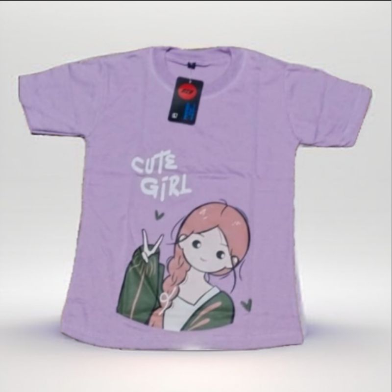 Kaos Nineteen Baju Anak Perempuan Bahan premium