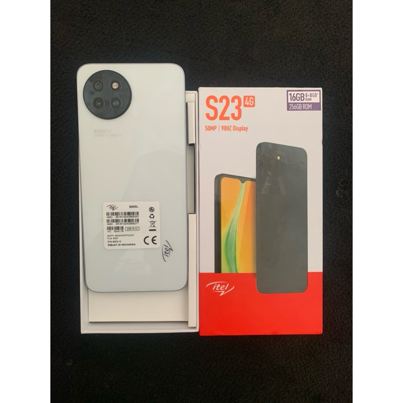 (SECOND) HP itel S23 ram 8/256 Fullset Segel